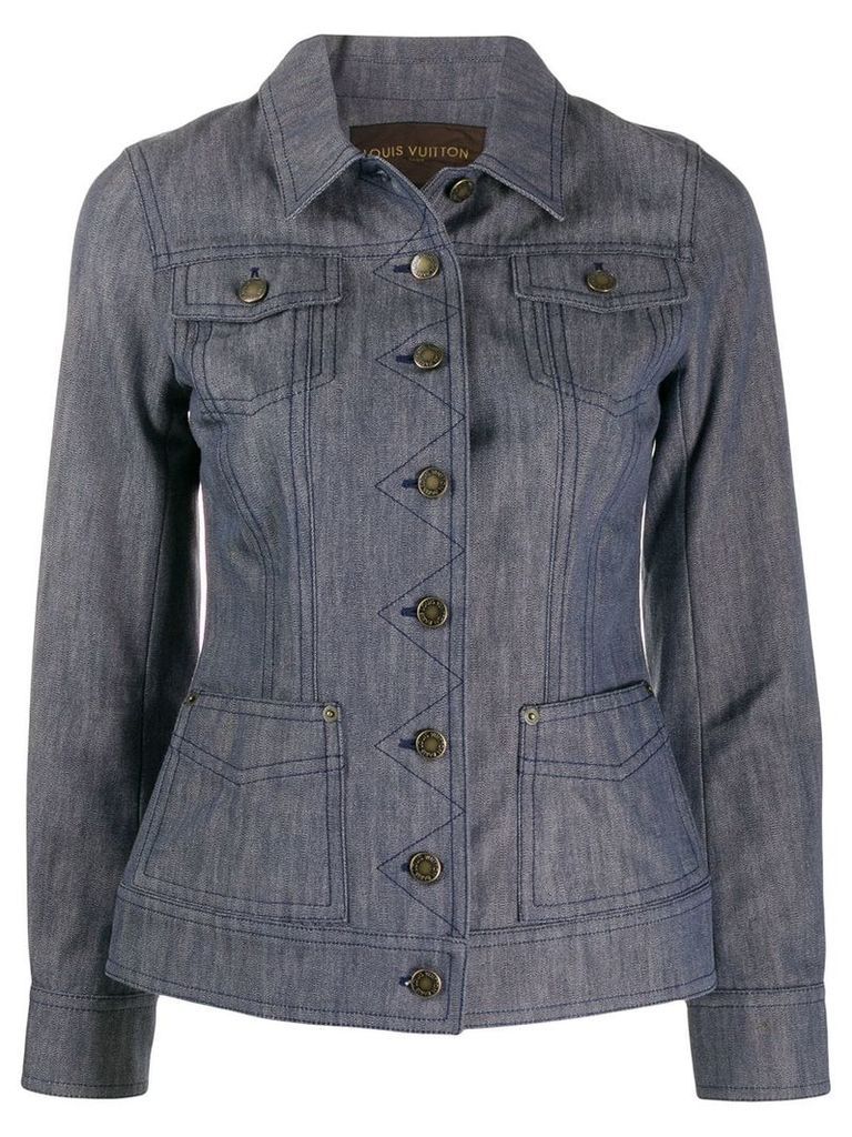 Louis Vuitton 2000's pre-owned denim jacket - Blue