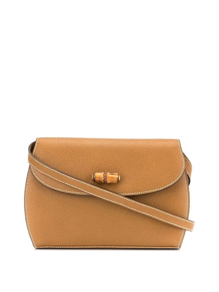 Gucci Pre-Owned Bamboo Line Cross Body bag - Brown