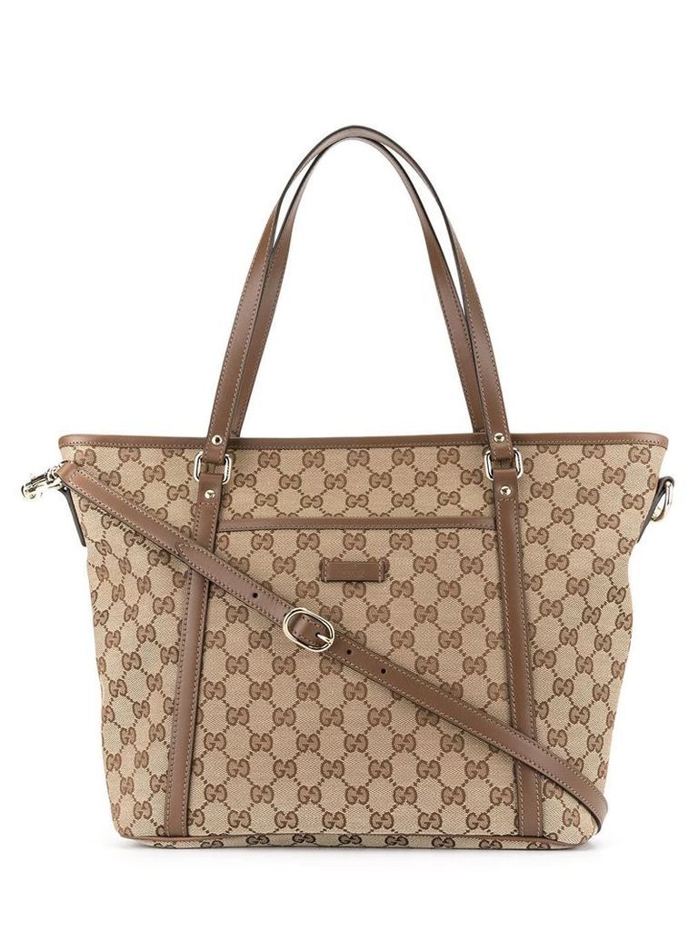 Gucci Pre-Owned GG Pattern 2way Hand Tote Bag - Brown
