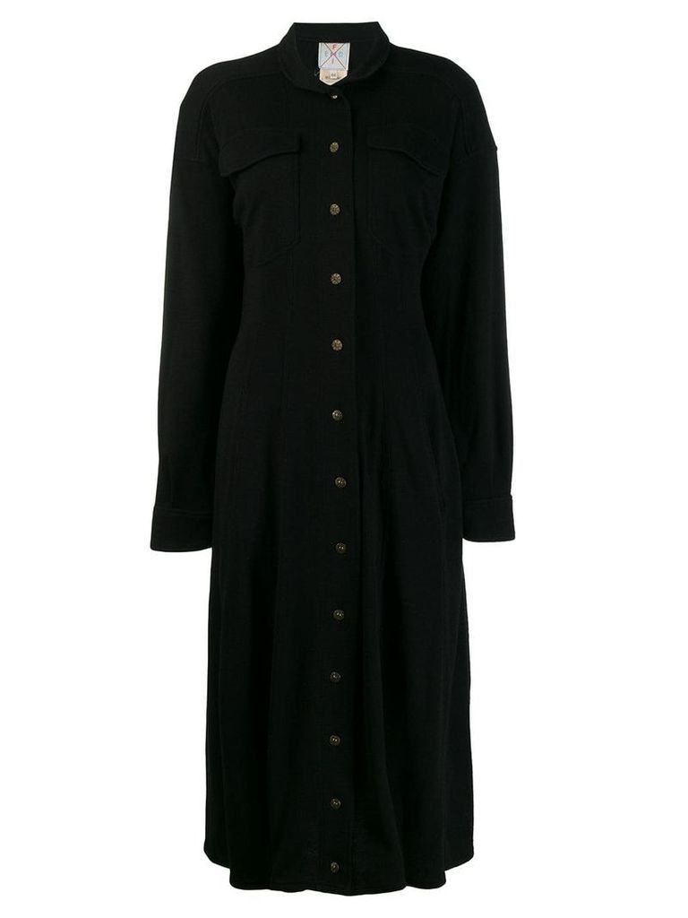 Fendi Pre-Owned '1980s shirt dress - Black