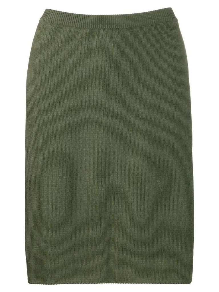 Céline Pre-Owned 1970s pre-owned pencil skirt - Green