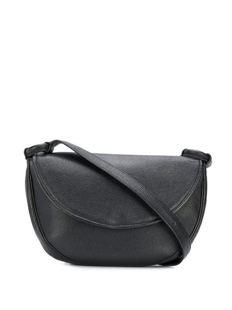 Yves Saint Laurent Pre-Owned 1970's flap shoulder bag - Black
