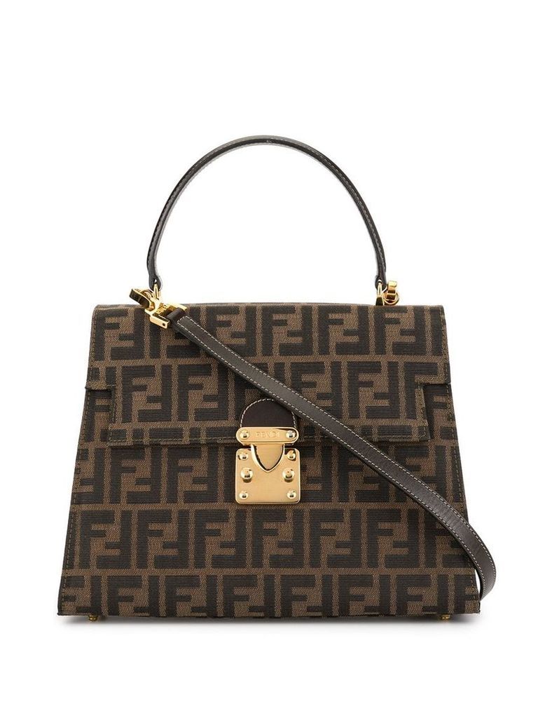 Fendi Pre-Owned Zucca pattern 2way bag - Brown