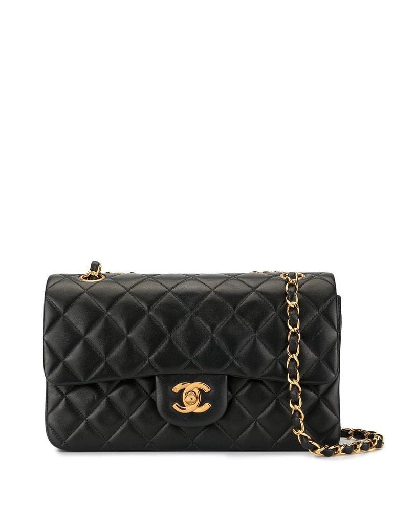 Chanel Pre-Owned Double Flap chain shoulder bag - Black