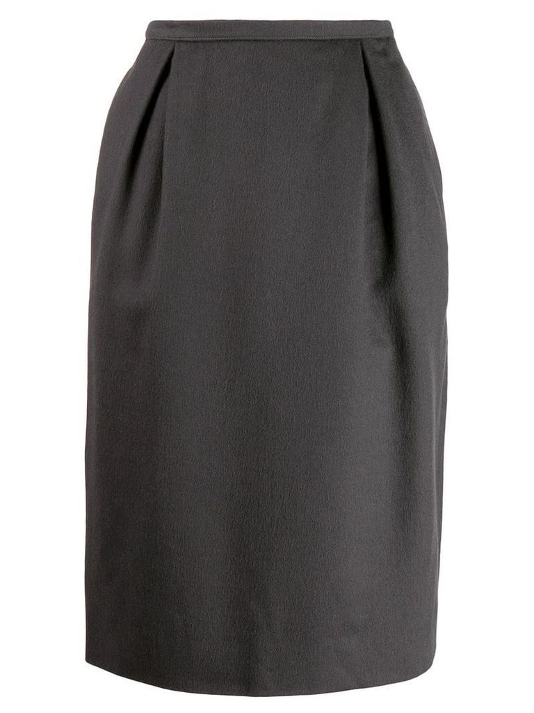 Yves Saint Laurent Pre-Owned 1990's pencil skirt - Brown