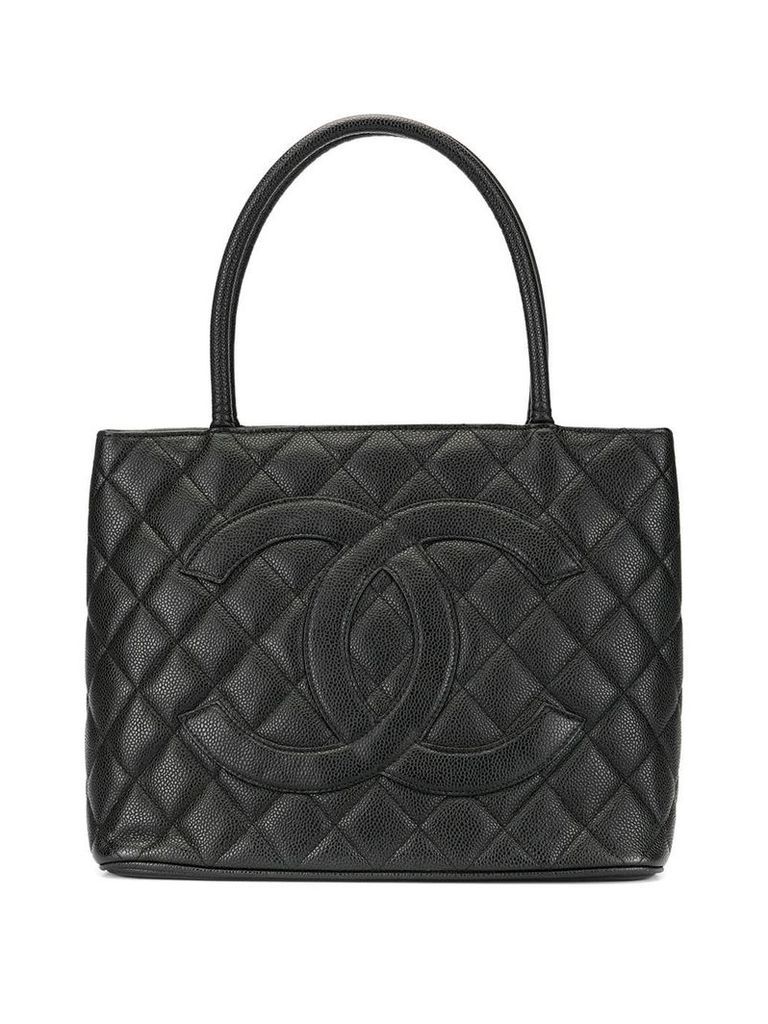 Chanel Pre-Owned medallion hand bag - Black