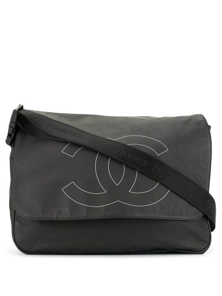 Chanel Pre-Owned Sport Line CC Logos Shoulder Bag - Black