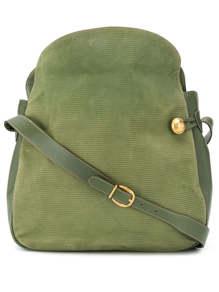 Gucci Pre-Owned foldover top crossbody bag - Green