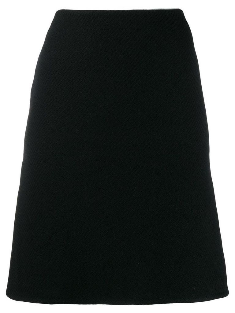 Prada Pre-Owned 1990's fitted skirt - Black