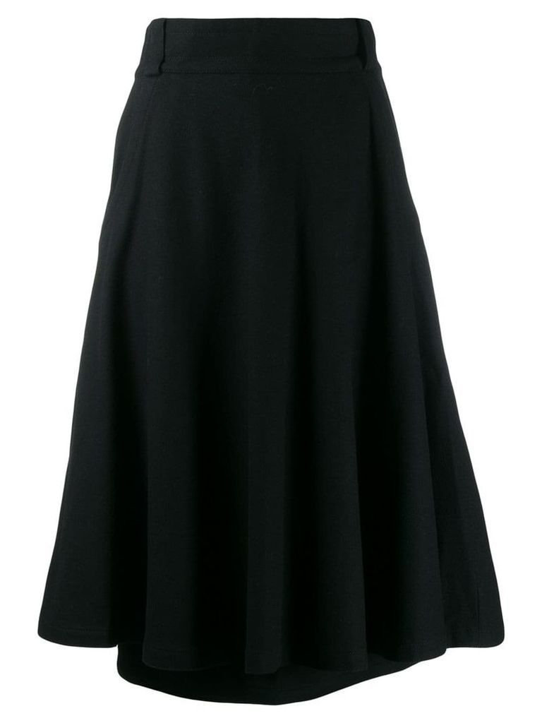 Versace Pre-Owned 1970's flared skirt - Black