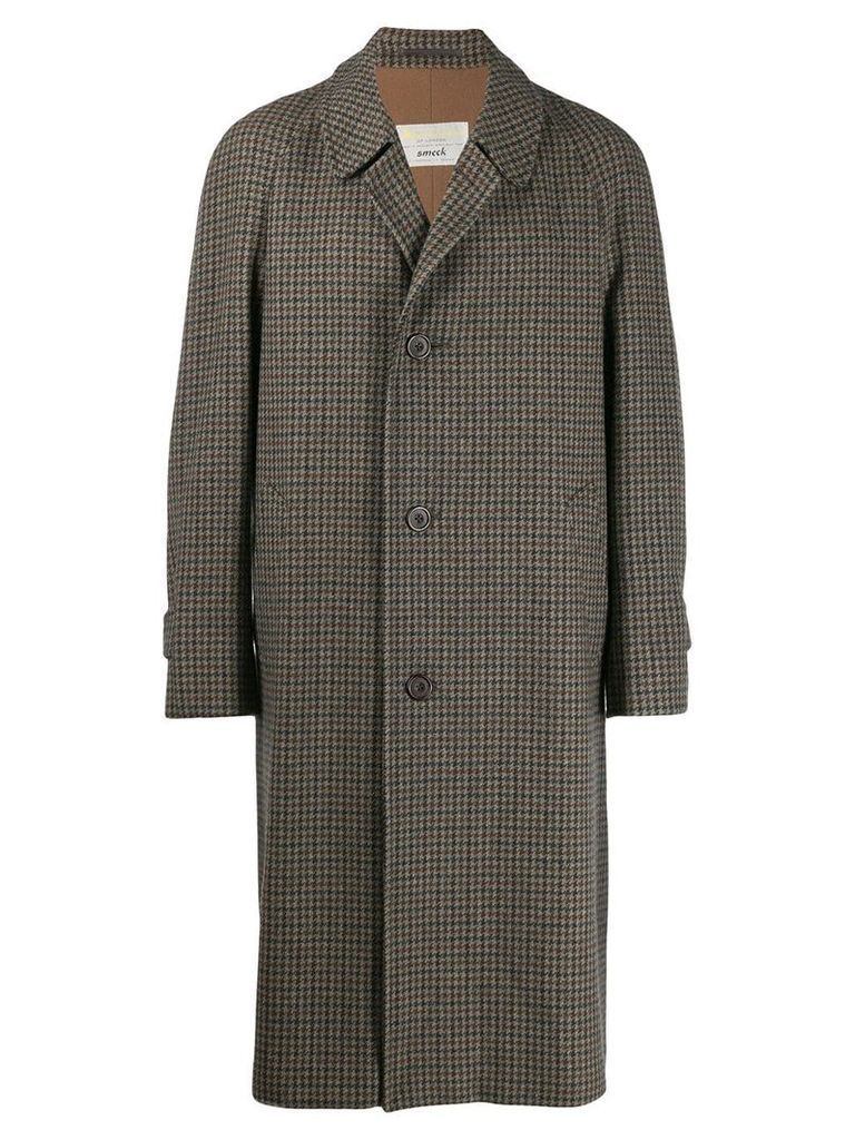 Aquascutum Vintage 1990's tweed overcoat - Brown