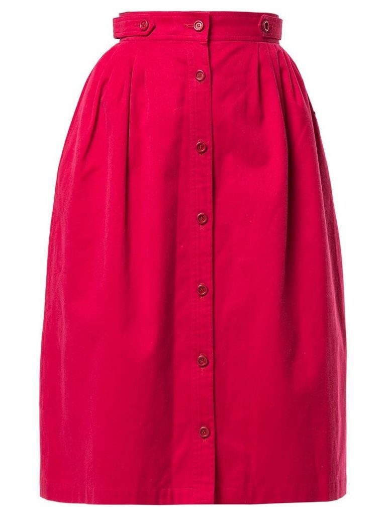 Christian Dior pre-owned gathered midi skirt - PINK