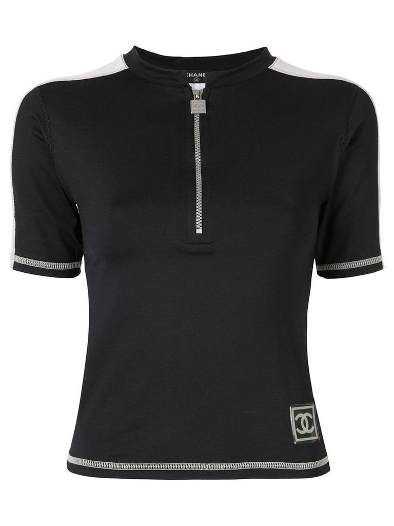 Chanel Pre-Owned Sports Line zipped top - Black