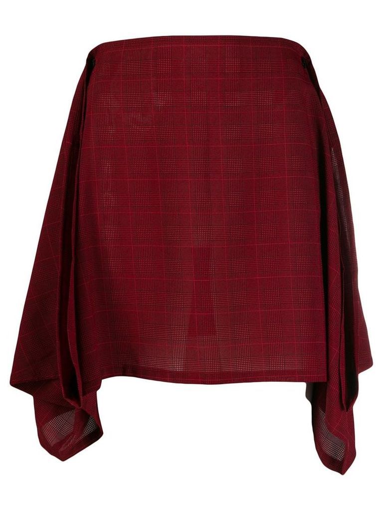 Jean Paul Gaultier Pre-Owned Plaid skirt - Red