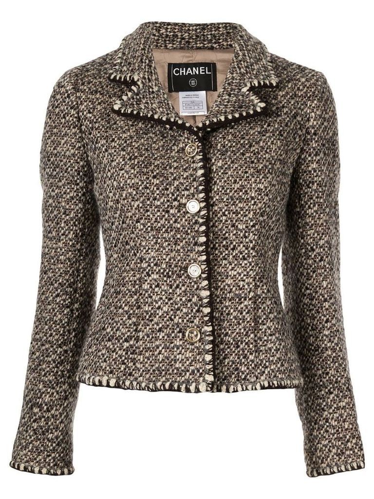 Chanel Pre-Owned Long Sleeve Jacket - Brown