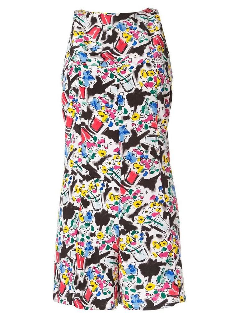 Fendi Pre-Owned Sleeveless One piece Dresses - Multicolour