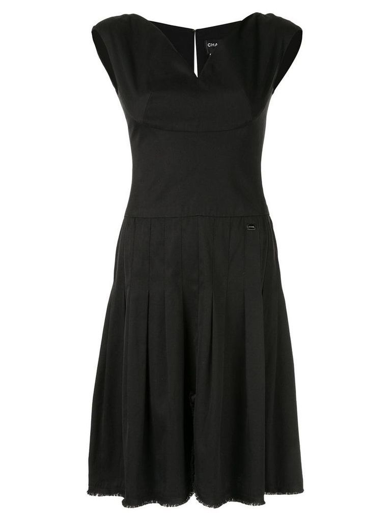 Chanel Pre-Owned Sleeveless One piece Dress - Black