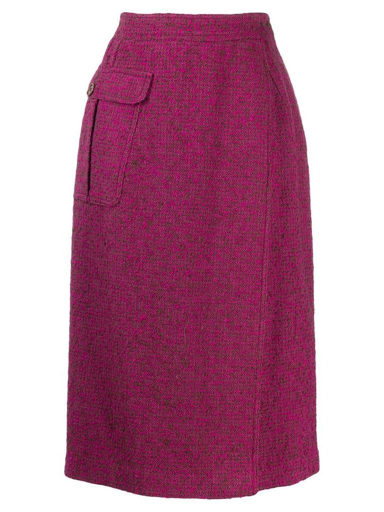 Valentino Pre-Owned 1980's fold over skirt - PINK