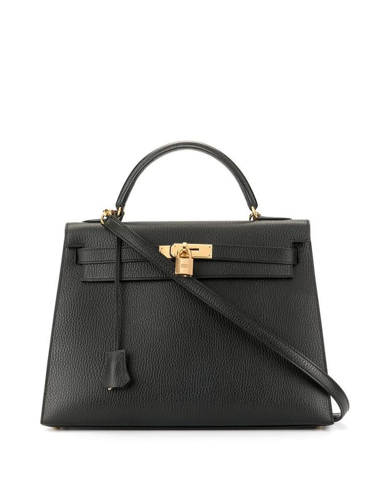 Hermès 1999 pre-owned Kelly Sellier 32 2way bag - Black