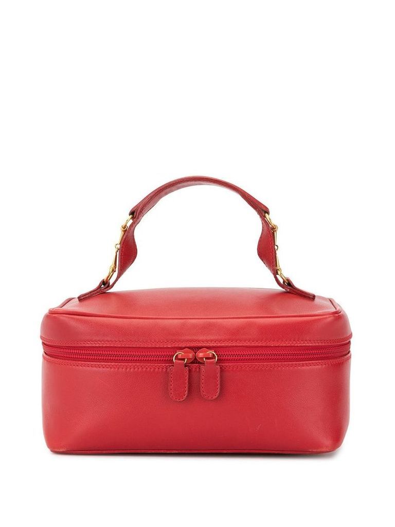 Gucci Pre-Owned horsebit details cosmetic bag - Red