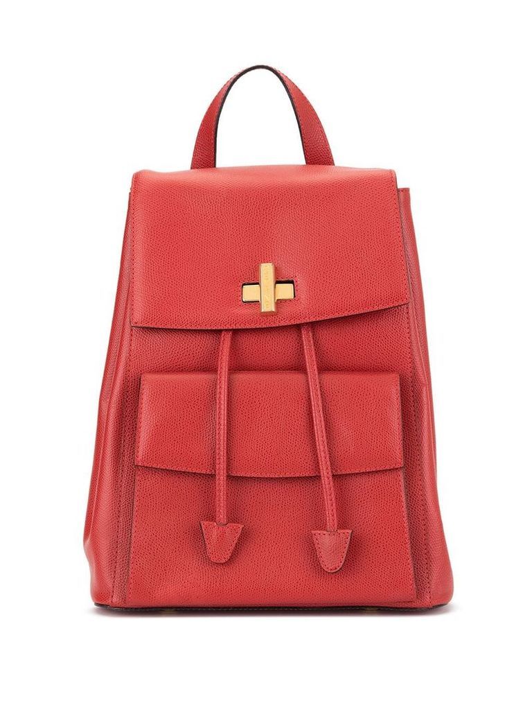 Céline Pre-Owned Logos Backpack - Red
