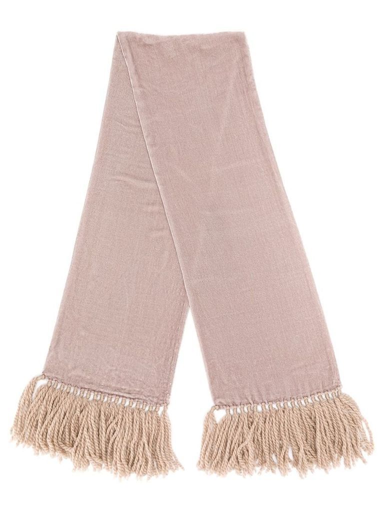Giorgio Armani Pre-Owned '1990s knit scarf - PINK