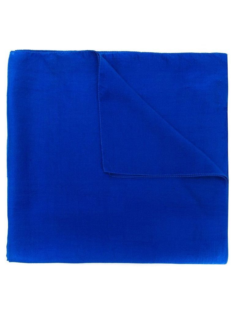 Giorgio Armani Pre-Owned 1990's classic long scarf - Blue