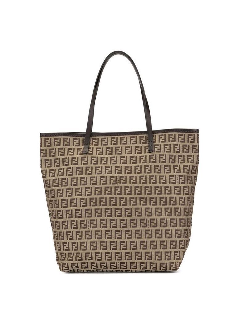 Fendi Pre-Owned Zucca pattern tote bag - Brown