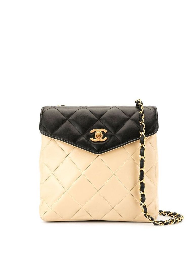 Chanel Pre-Owned CC Single Chain shoulder bag - White