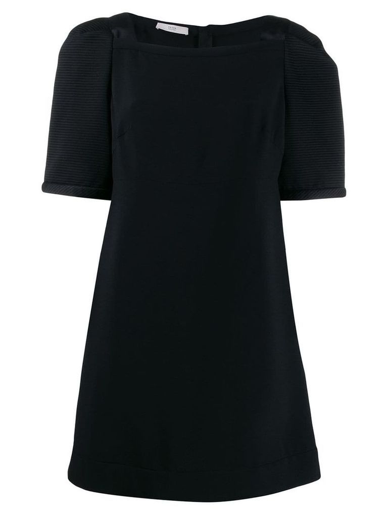 Prada Pre-Owned oversized sleeves short dress - Black