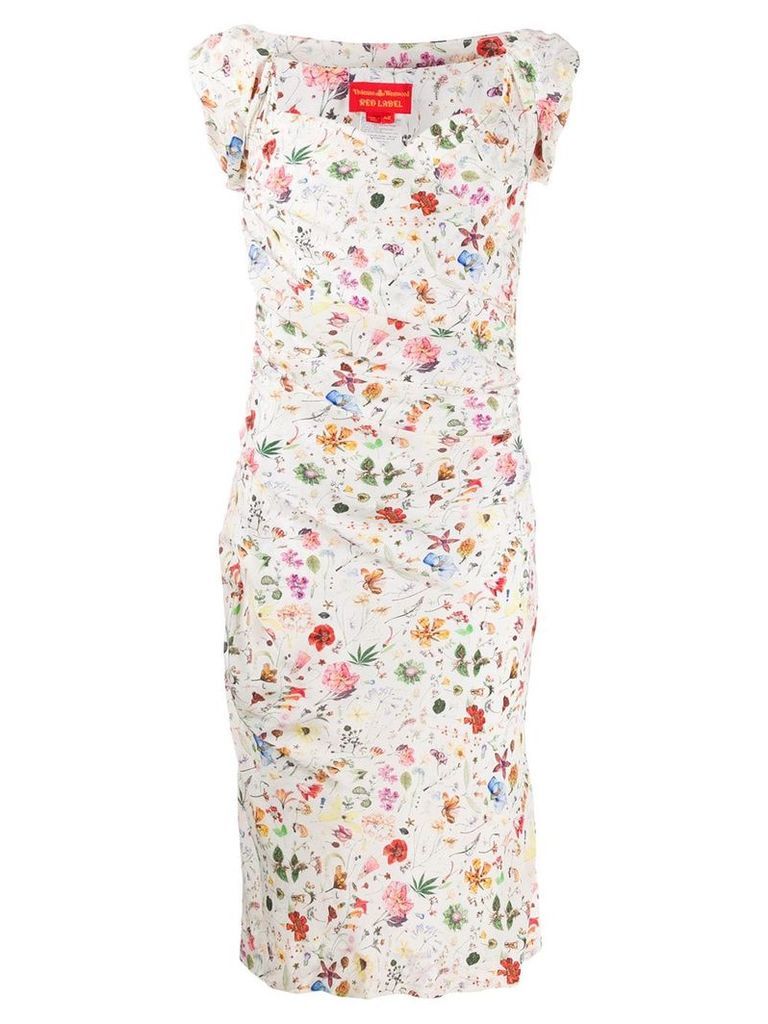 Vivienne Westwood Pre-Owned floral bustier dress - White