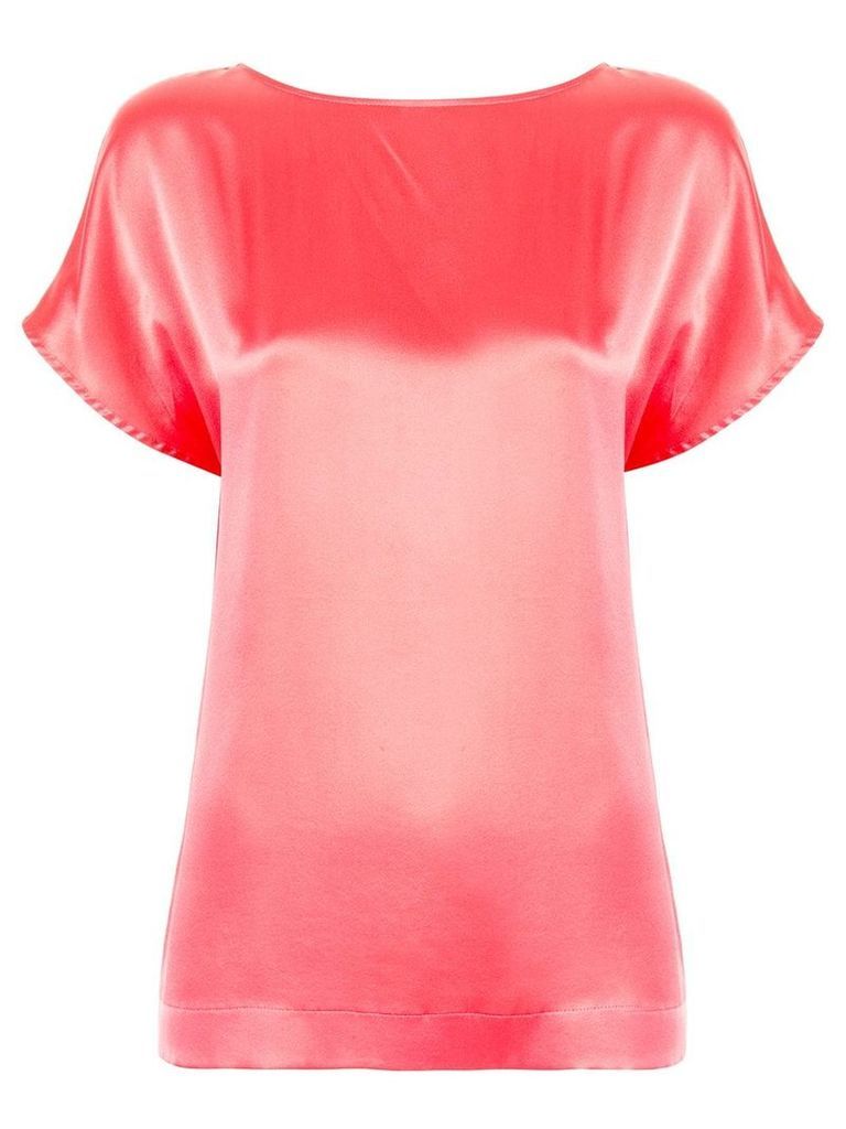 Fendi Pre-Owned shortsleeved slip blouse - PINK