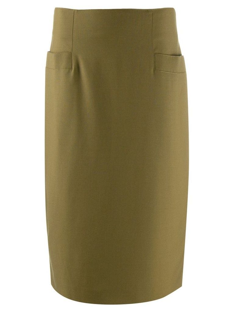 Ballantyne Vintage 1990's high rise straight skirt - Green