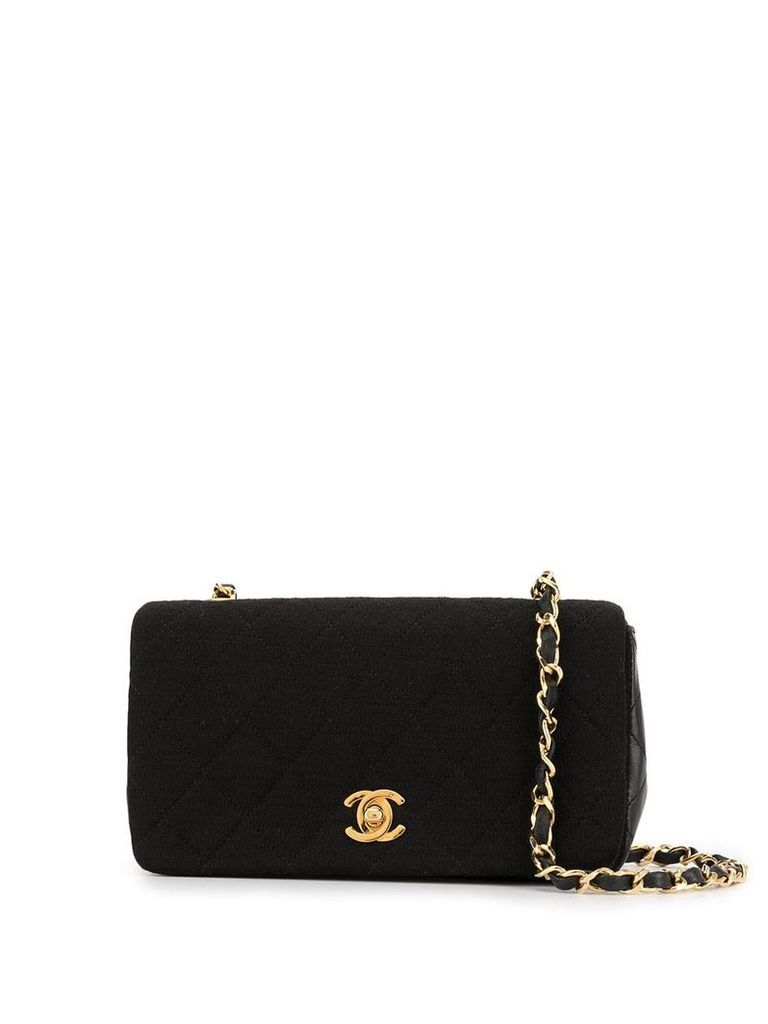 Chanel Pre-Owned full flap chain shoulder bag - Black
