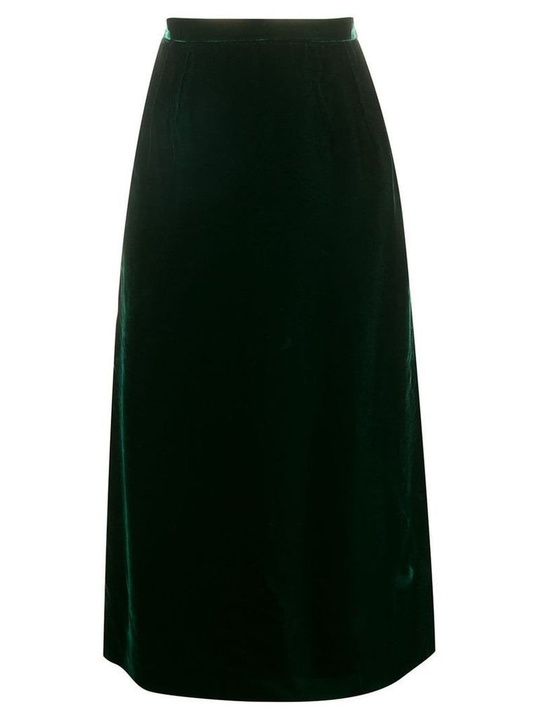 Valentino Pre-Owned 1980's gathered straight skirt - Green