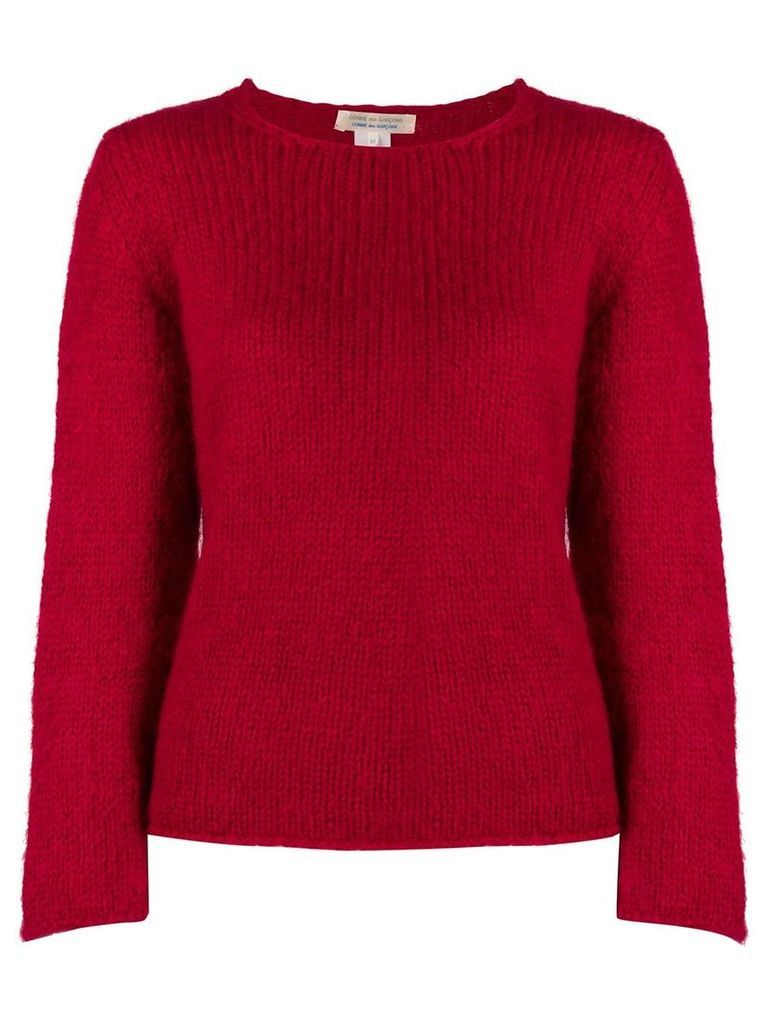 Comme Des Garçons Pre-Owned '1990s crew neck sweater - Red