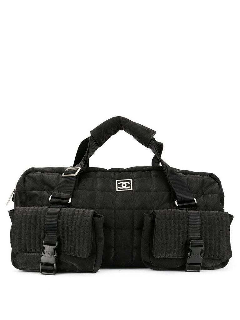 Chanel Pre-Owned Sport Line Choco Bar Travel handbag - Black