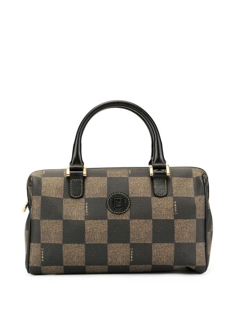 Fendi Pre-Owned check pattern tote - Brown