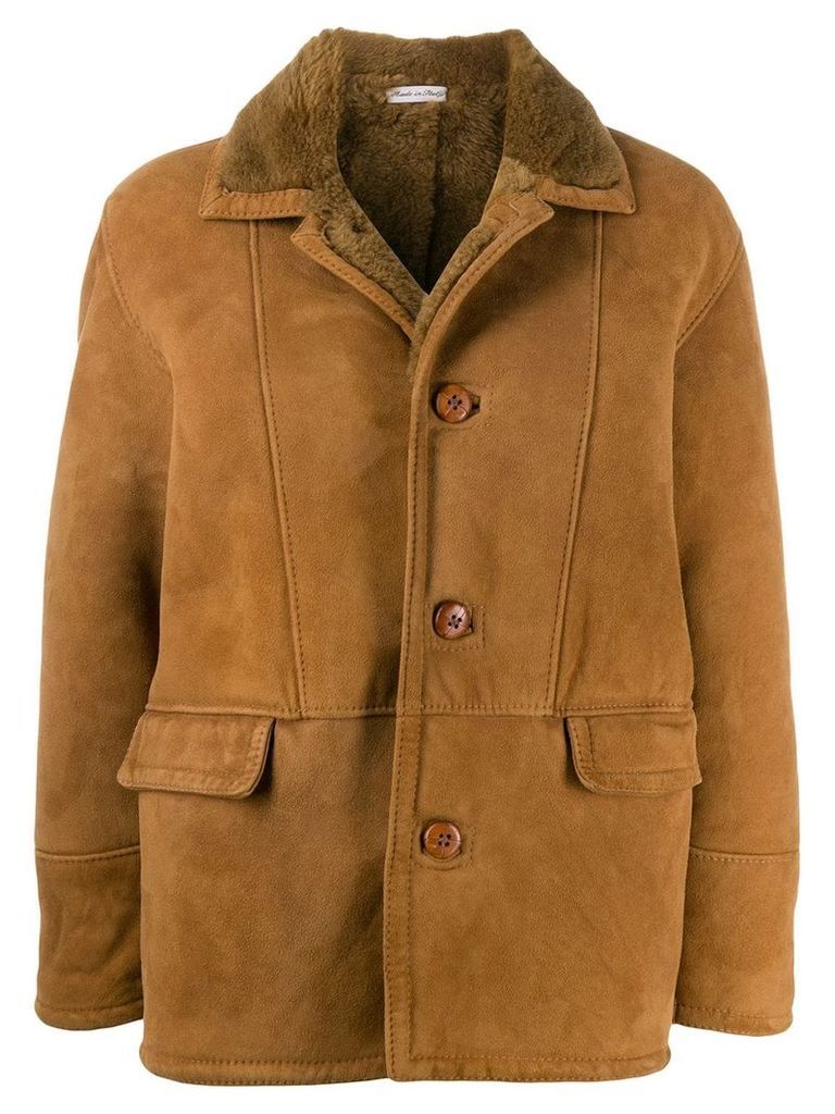 A.N.G.E.L.O. Vintage Cult 1980's shearling coat - Brown