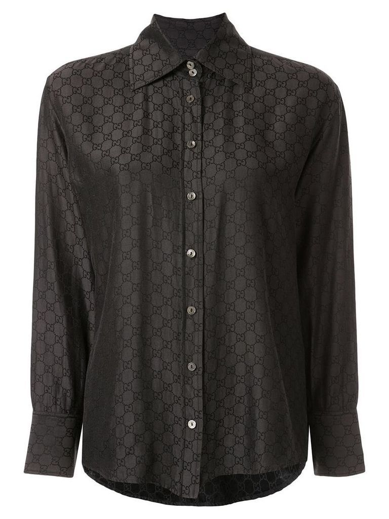 Gucci Pre-Owned GG Pattern shirt - Grey