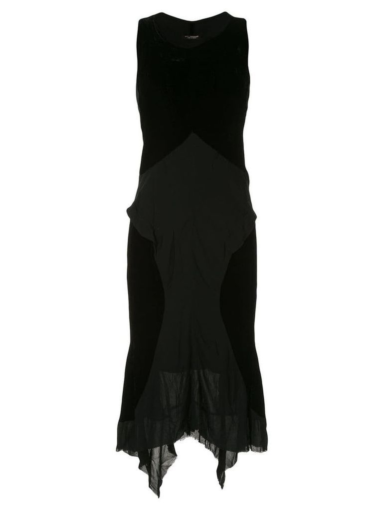 Junya Watanabe Comme des Garçons Pre-Owned asymmetric dress - Black