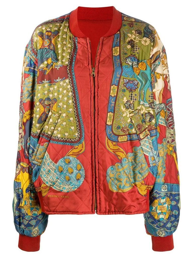 Hermès Pre-Owned Double Face bomber jacket - Red