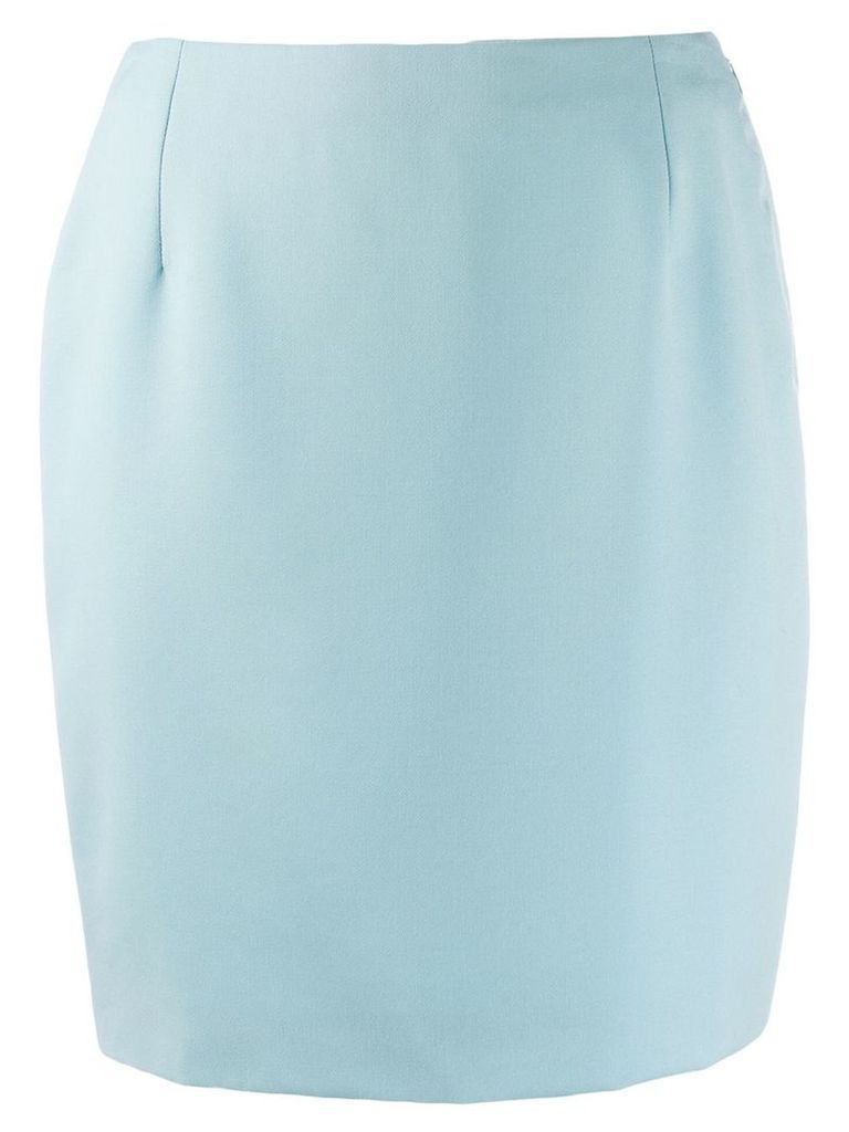 Versace Pre-Owned '1990s straight-fit skirt - Blue