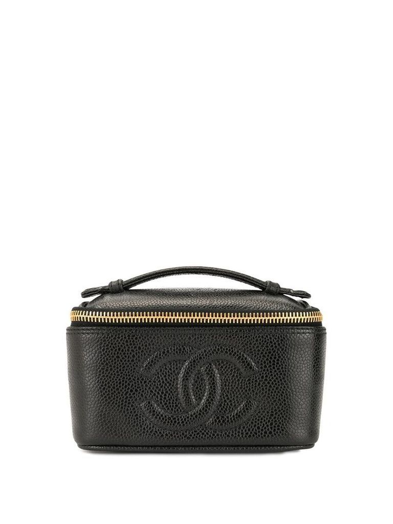 Chanel Pre-Owned CC cosmetic bag - Black