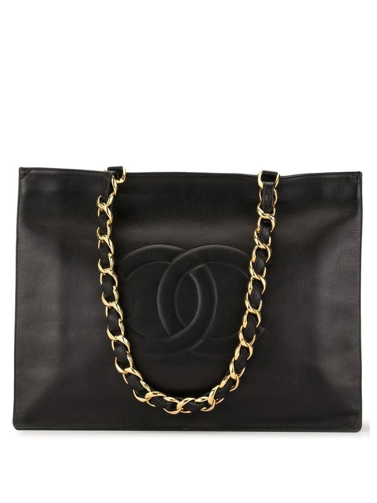 Chanel Pre-Owned CC logo tote bag - Black