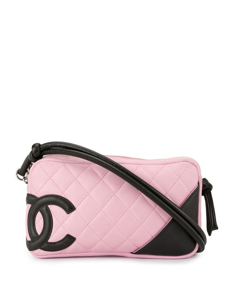 Chanel Pre-Owned Cambon Line shoulder bag - PINK
