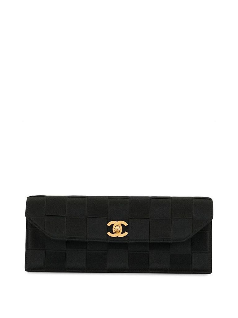 Chanel Pre-Owned Chocolate Bar clutch - Black