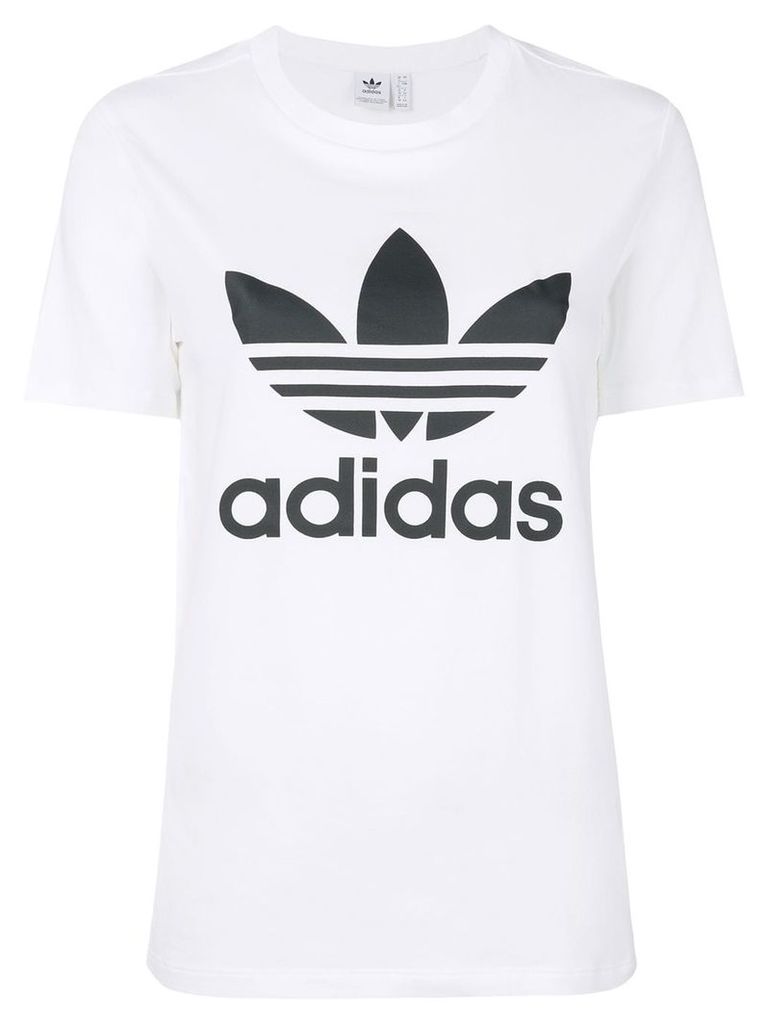 adidas Adidas Originals Trefoil logo T-shirt - White