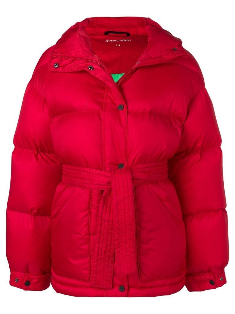 Perfect Moment oversized parka jacket - Red