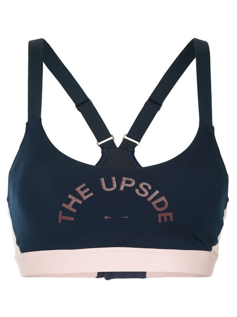 The Upside logo cropped top - Blue
